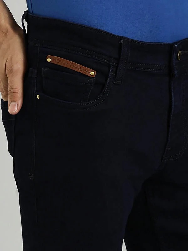 Indian Terrain Men Dark Blue Jeans